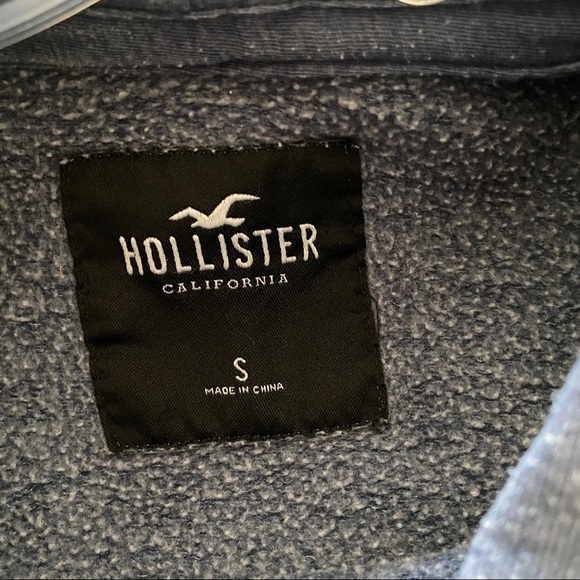 Men’s Hollister Denim Blue Hoodie - Picture 3 of 3